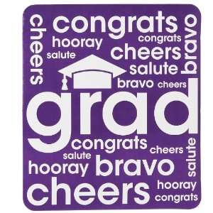   Party By Fun Express Purple Graduation Drink Labels 