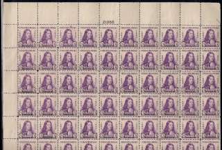 1932   WILLIAN PENN   # 724   Full Mint   MNH   Sheet  