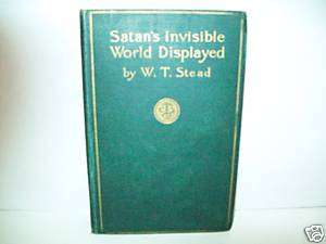 RARE 1897 EXPOSE SATANS INVISIBLE WORLD DISPLAYED VG  