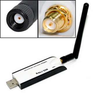 USB WiFi Wireless LAN Adapter 802.11 g/b Antenna 54Mbps  
