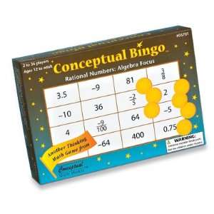 Conceptual Bingo Rational Numbers with Algebra Focus 