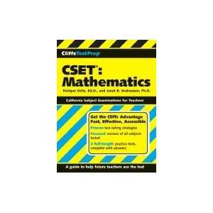  CliffsTestPrep CSET Mathematics [PB,2007] Books