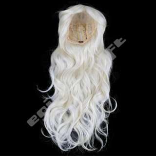 Blonde Long Wavy Curly Full Hair Wig Hairpiece Cosplay Fashion  