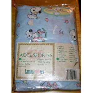   Baby Snoopy Crib Sheet   Little Baby Snoopy on Rocking Horse Baby