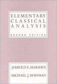   Analysis, (0716721058), Jerrold E. Marsden, Textbooks   