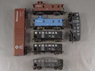 DTD HO LOT   7 RTR FREIGHT CARS   VGN Virginian   Used WYSIWYG  