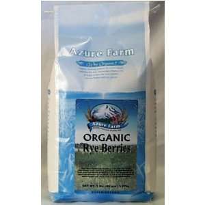 Azure Farm Rye Berries, Organic (Pack of 3)  Grocery 