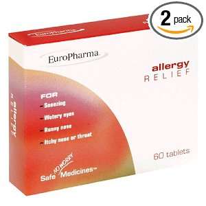  EuroPharma Safe No Worry Medicines Allergy Relief, Tablets 