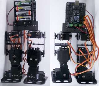 Arduino Biped Robot BRAT 6 Servo Walker Robotics Kit [Ready to Run]