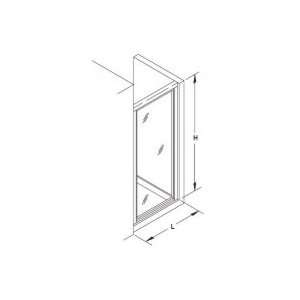   Series Clear Glass Custom Pivot/Swing Frameless Glass Doors 4905N 1