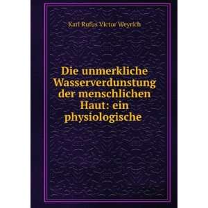   Selbstbeobachtungen (German Edition) Karl Rufus Victor Weyrich Books