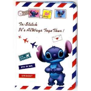    Stitch in Lilo Stitch Movie Airmail Passport Cover 