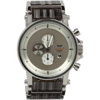 Vestal Plexi Acetate Silver Gray Watch 844271004004  