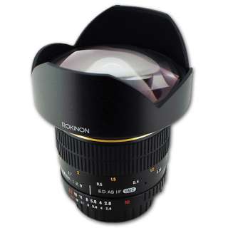 Rokinon 14mm Ultra Wide Angle f/2.8 IF ED UMC Lens For Nikon SLR 