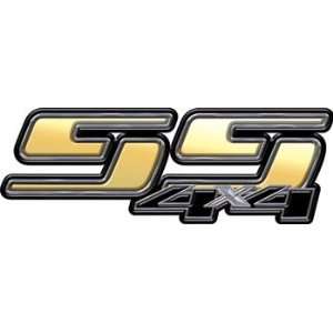  Chevy GMC Super Sport 4x4 Truck Bedside Decals in Gold 