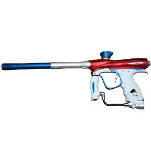   Paintball Gun Marker   Custom 1 of 1 Red White Blue
