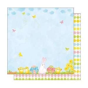  Best Creation Bunny Love Glitter Double Sided Cardstock 12 