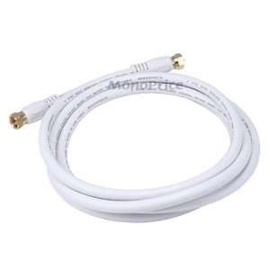 RG6 F Type Quad Shielded Coaxial 18AWG CL2 Rated 75Ohm Cable   6ft 