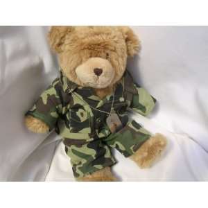 Military Camouflage Teddy Bear Plush Toy 16 Collectible