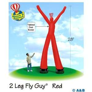  Fly Guy Air Dancer Advertising Inflatable Balloon   Red 