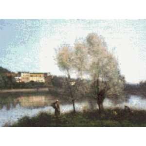  Corot Ville DAvray cross stitch pattern Arts, Crafts 