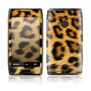 Nokia X7 Decal Skin Sticker   Leopard Print