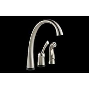  Delta Pilar 4380T SS DST Kitchen Faucet w/ Spray Touch2O 