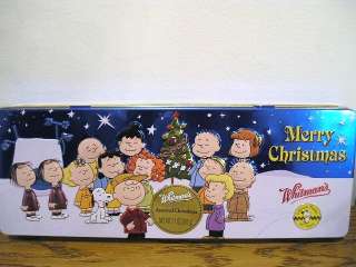 Peanuts Gang Celebrate 60 yrs Whitmans tin Christmas  