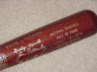 1974 Hall of Fame Brown Bat Mickey Mantle Whitey Ford  