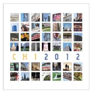  2012 City Calendar   Chicago   12 x 12
