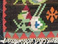Beautiful Vintage Turkish Kilim Wool Rug Carpet 7x8  