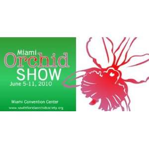  3x6 Vinyl Banner   Miami Orchid Show 