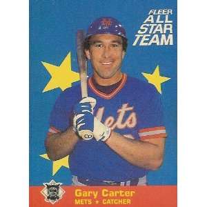  Gary Carter 1986 Fleer All Star Team #4 of 12 Mets 