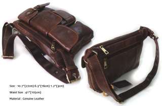 WorldWide *R8014*NEW Leather Fanny Waist Pack*Passport 