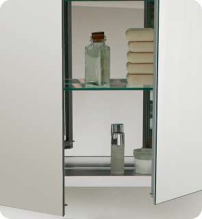 Fresca Vista Teak Modern Bathroom Vanity w Medicine Cabinet FVN8090TK 