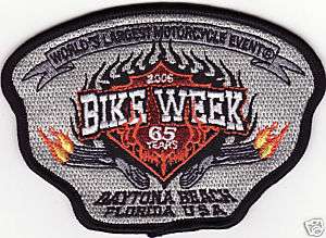 New 2006 Official Daytona Bike Week Motorcycle Patch  