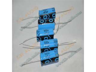 5pc Long 500V 47uf 85C New Axial Electrolytic Capacitors tube amp 