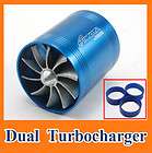 dual air intake gas fuel saver turbine turbo supercharg buy
