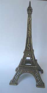 Eiffel Tower 19 cm bronze Paris souvenir made in France  