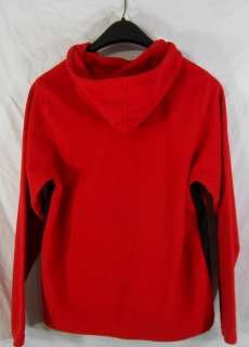 NIKE Womens (S / 4 6) RED Pullover Fleece Hoodie Hooded Sweatshirt 
