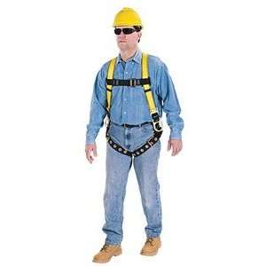   Vest Style Harness With Tongue Buckle Leg Strap And Stand Up D Ring