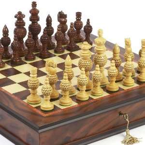  Deluxe Chessmen & Luxury Milano Cabinet Board from Italy Toys & Games