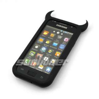 BLACK Devil Silicone Case Skin Cover for Samsung Galaxy S Plus,i9001 