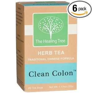 The Healing Tree Traditional Chinese Formula Herb Tea, Clean Colon, 20 