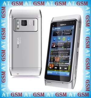   Nokia N8 Silver White 12MP Symbian UNLOCKED Phone 16GB internal  