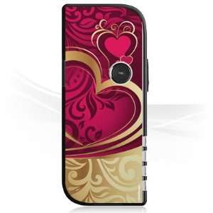  Design Skins for Nokia 7260   Heart of Gold Design Folie 