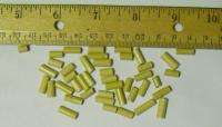 LOT OF 44 BAMBOO WOOD TUBE BEADS JEWELRY CRAFTS #9392  