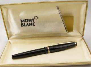   Montblanc fountain pen. Here are the facts about this pen