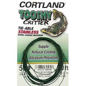  Cortland Toothy Critter Tie Able Stainless Steel Leader 