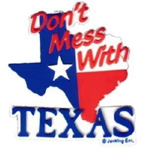  382861   Texas Magnet Pvc  Dont Mess With Texas Case 